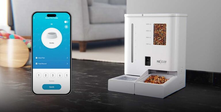 Llegó el Dispensador Inteligente de alimento y agua para mascotas de Nexxt Home
