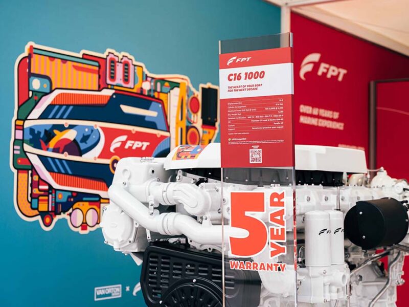 FPT aterriza en el Salón Náutico Internacional de Génova con As Labruna, BIMOTOR Y NAVAL Motor Botti