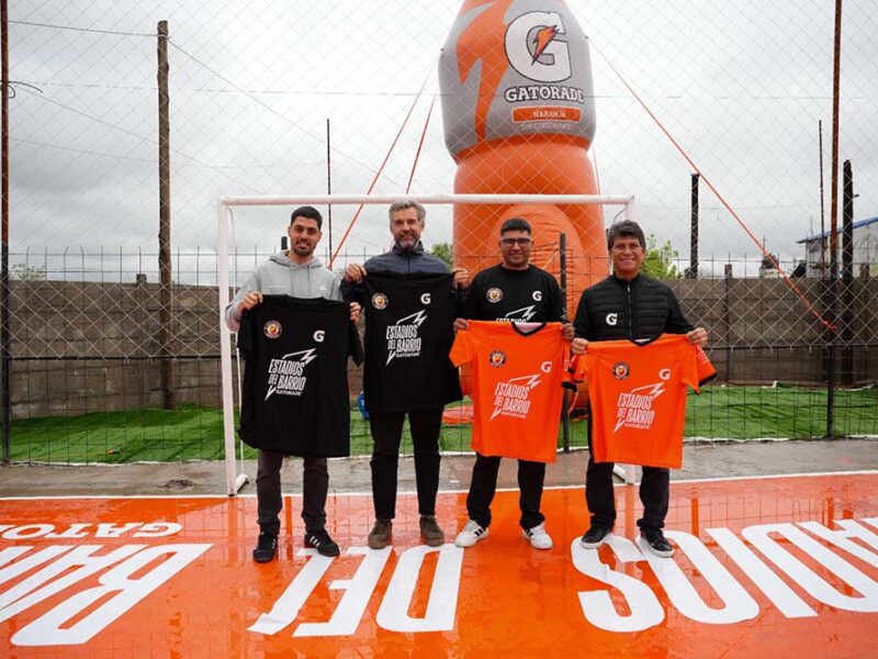 El talento que nace en el barrio: Gatorade inaugura su primer Estadio del Barrio en Laferrere