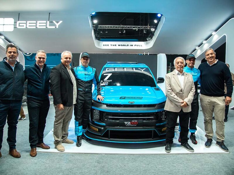 Geely presentó su auto de carrera para competir en TC 2000