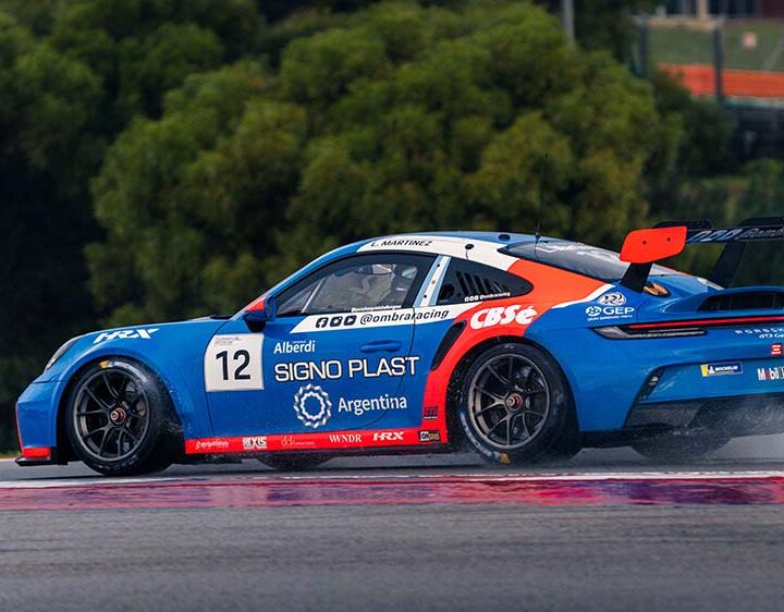 Luciano Martínez corre este fin de semana en Mugello por la última fecha de la Porsche Carrera Cup Italia