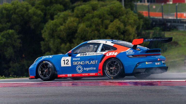 Luciano Martínez corre este fin de semana en Mugello por la última fecha de la Porsche Carrera Cup Italia