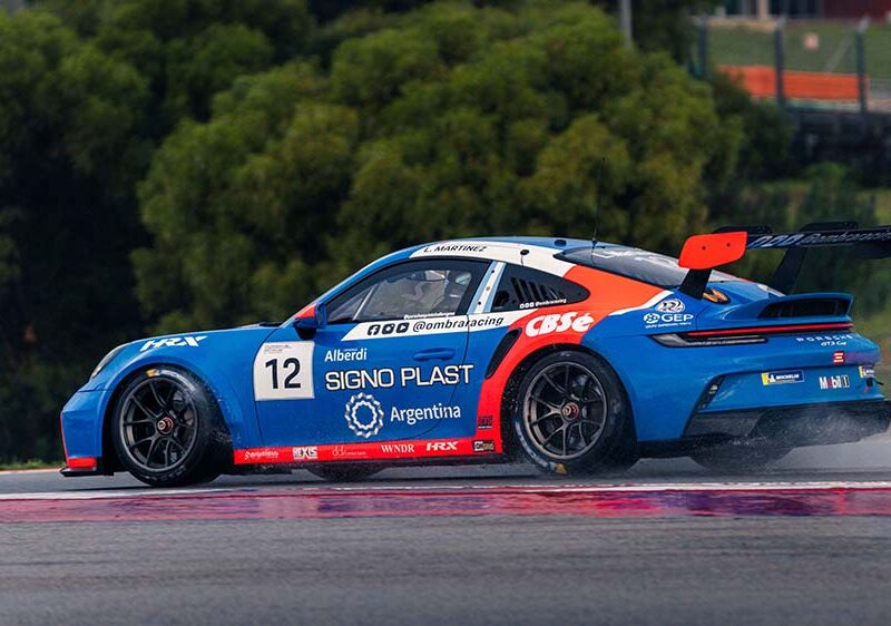 Luciano Martínez corre este fin de semana en Mugello por la última fecha de la Porsche Carrera Cup Italia