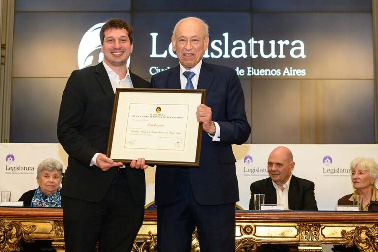 Luis Ovsejevich declarado Ciudadano Ilustre de la Ciudad de Buenos Aires