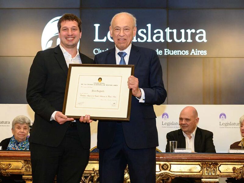 Luis Ovsejevich declarado Ciudadano Ilustre de la Ciudad de Buenos Aires
