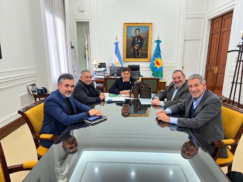 Reunión de Martilleros BA Con el Gobernador de la Provincia