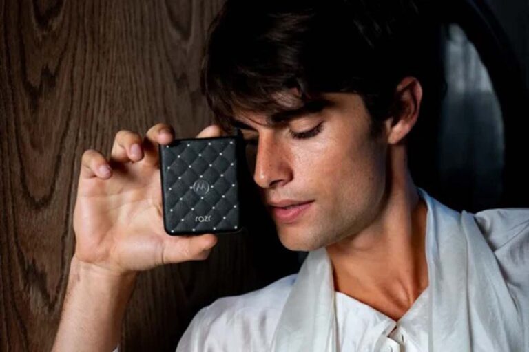 Motorola redefine el lujo tech en Argentina con el razr 70 con cristales Swarovski, moto watch ultra y motorola edge 70 pro en color Bordó