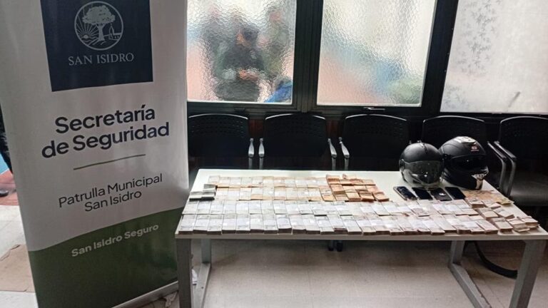 Persecución en San Isidro: seis detenidos y $37,9 millones recuperados tras un robo