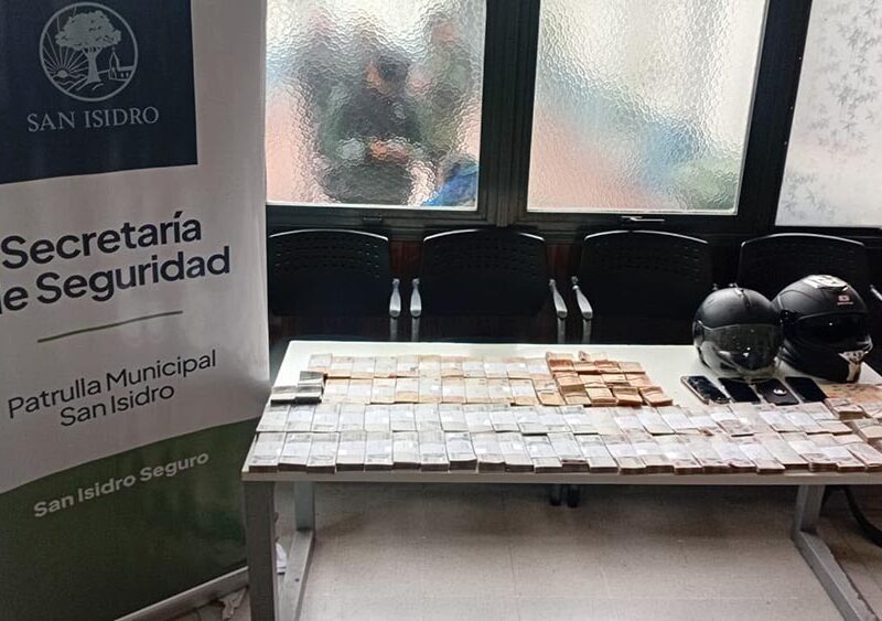 Persecución en San Isidro: seis detenidos y $37,9 millones recuperados tras un robo