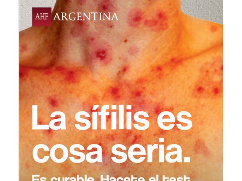 Sífilis: los diagnósticos en mujeres aumentaron 26% en los centros de AHF Argentina