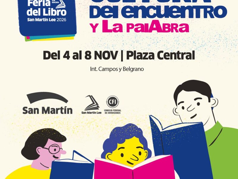 Se viene la 5ta. Feria del Libro de San Martín