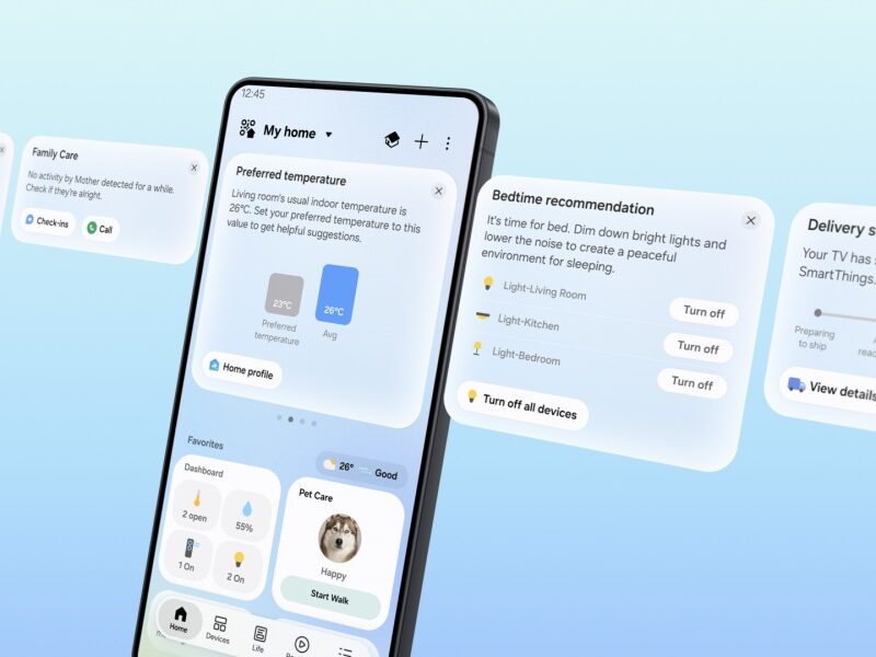 Samsung presenta ‘SmartThings Now’ en una nueva actualización de la plataforma que ofrece experiencias de usuario más intuitivas