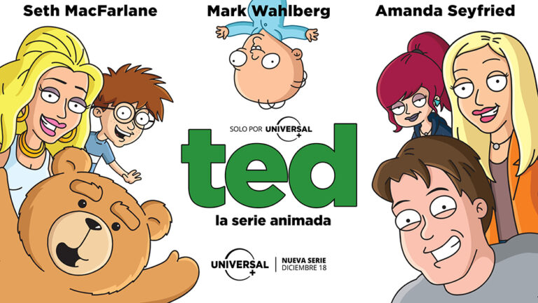 Universal+ presenta el primer adelanto de TED: LA SERIE ANIMADA DE SETH MacFARLANE y adelanta que la serie llegará a latinoamérica el 18 de diciembre
