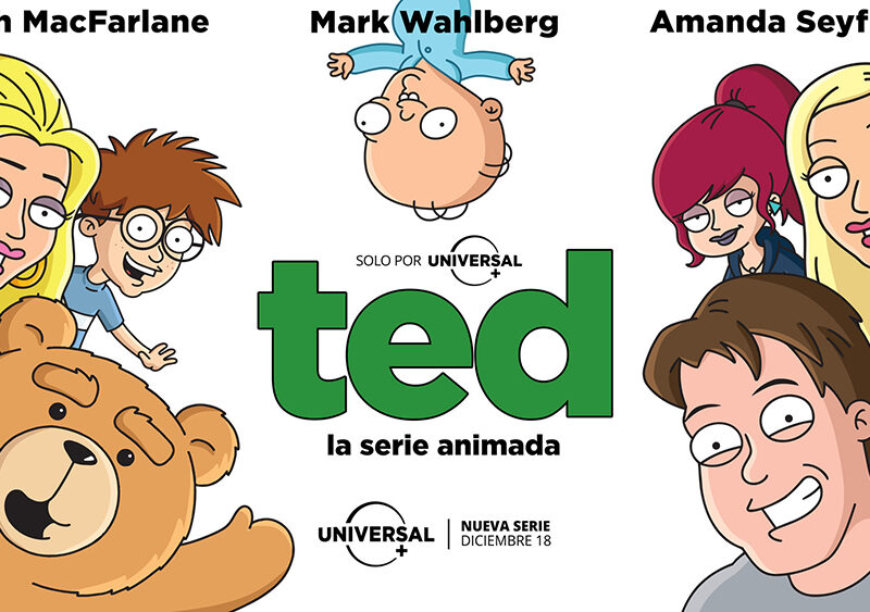 Universal+ presenta el primer adelanto de TED: LA SERIE ANIMADA DE SETH MacFARLANE y adelanta que la serie llegará a latinoamérica el 18 de diciembre