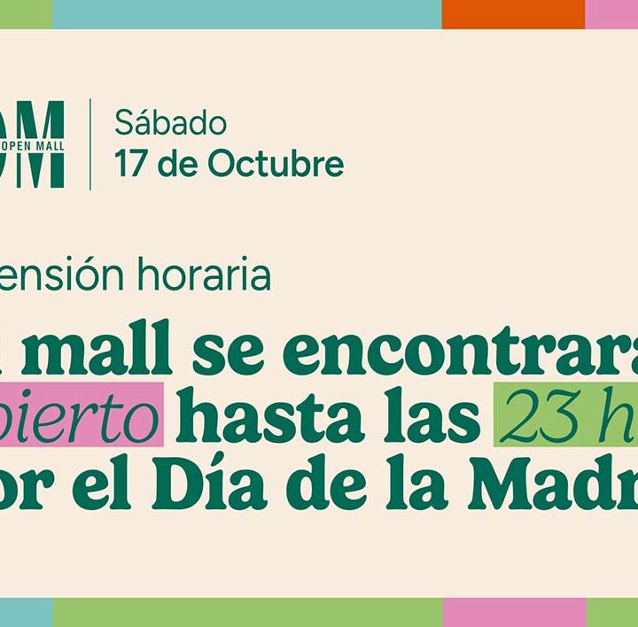 Día de la Madre: Tortugas Open Mall prepara una semana de beneficios y propuestas especiales