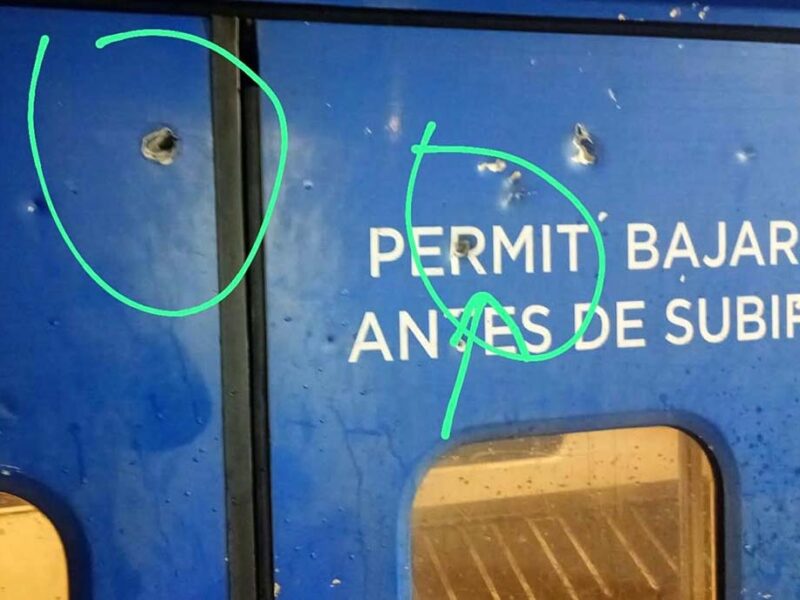 Trenes Argentinos denuncia amenazas y ataques a las formaciones con armas de fuego en José C. Paz