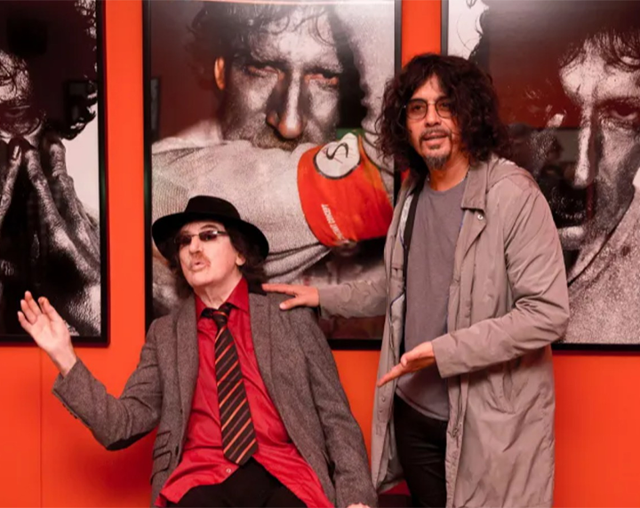 Exclusivo Origen: el Zorrito saludó a Charly García en el día de su cumpleaños
